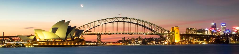 A photo of the Sydney skyline