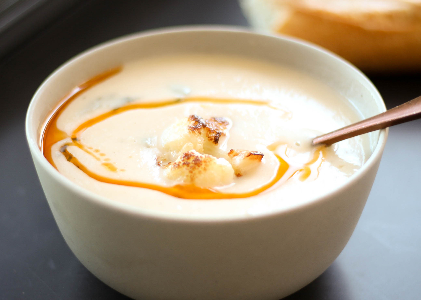 Creamy cauliflower soup