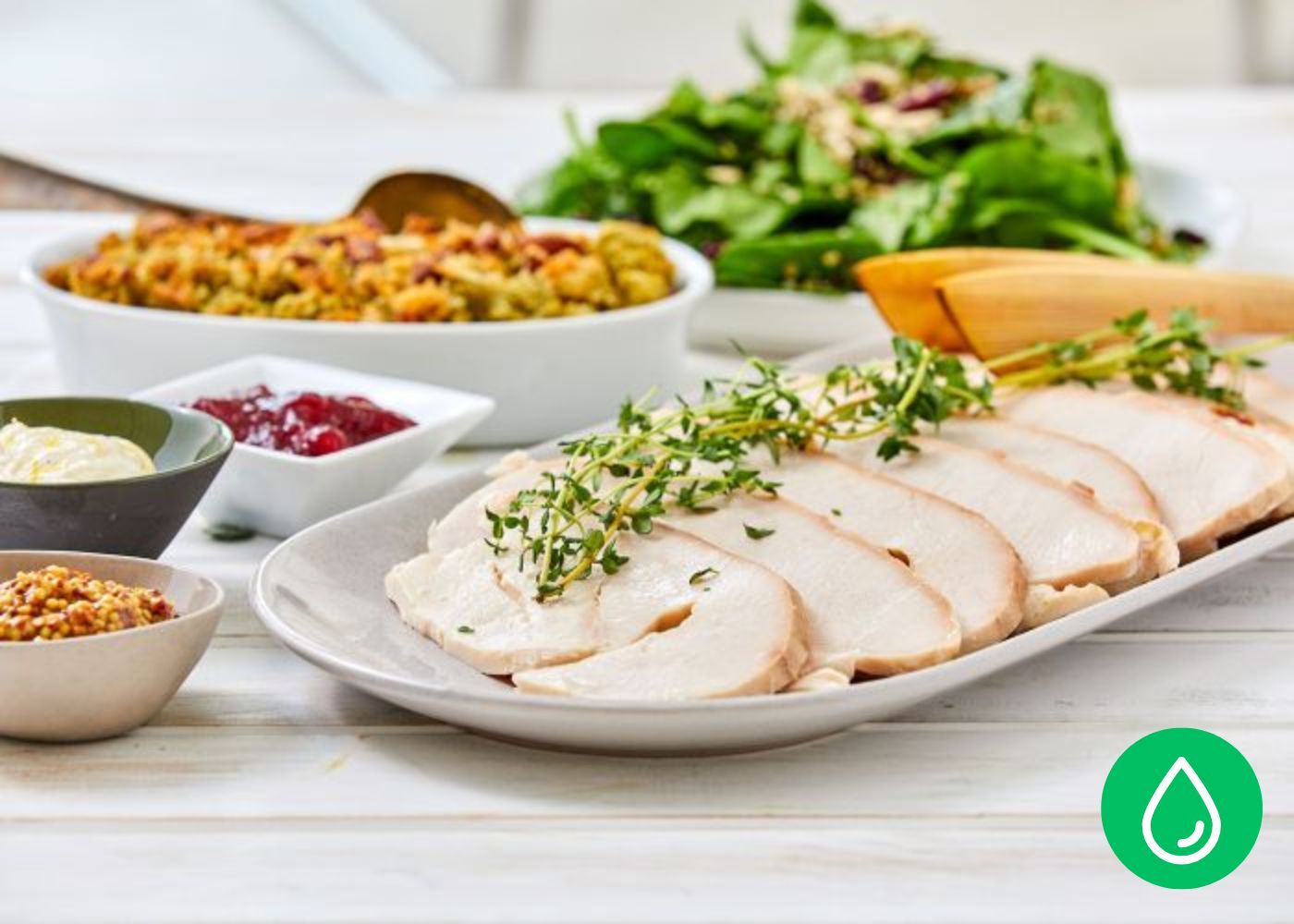 1/2 kg FRESH Turkey Breast Cooked + Sliced - 4 serves