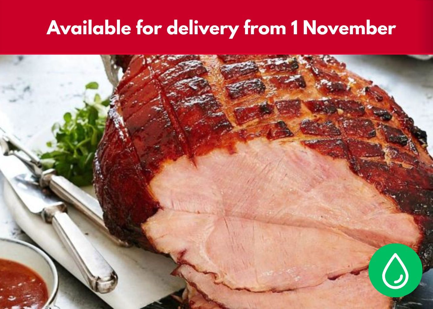 5kg FRESH Glazed Ham GF 