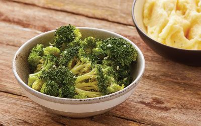 Broccoli w garlic oil