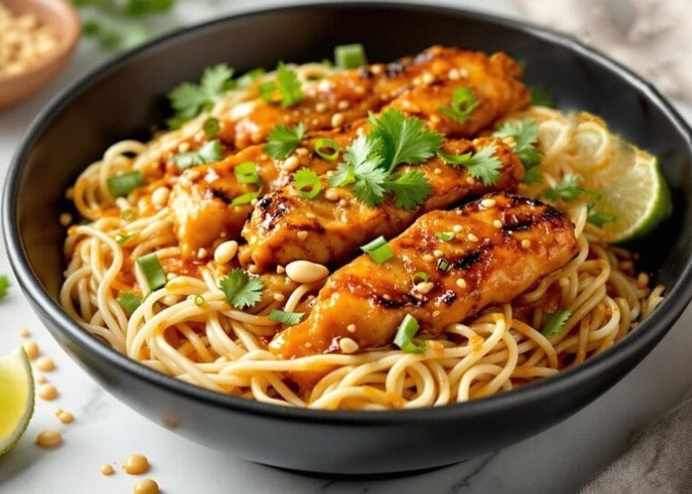 Chicken noodle stir fry - 2 serves