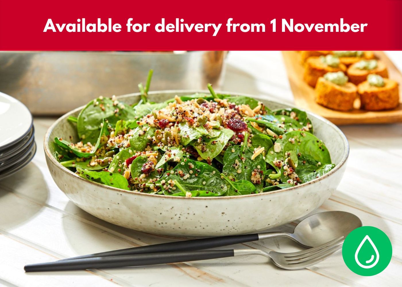 Christmas Crunch Salad - add your own greens - 8 serves