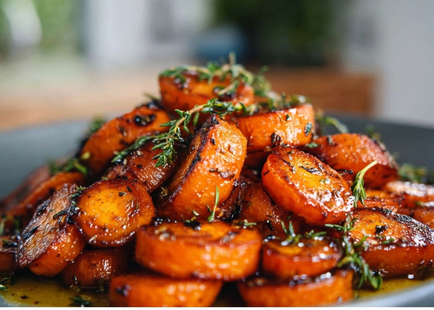 Honey glazed carrot w thyme - 4 serves