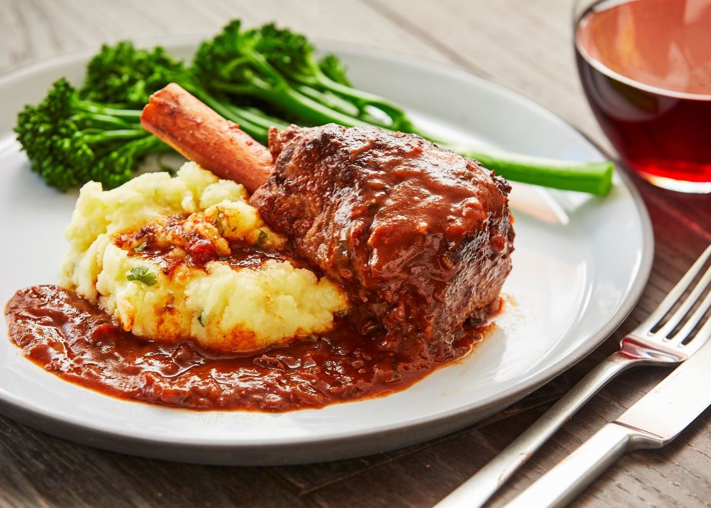 Roast lamb shanks - serves  2-3