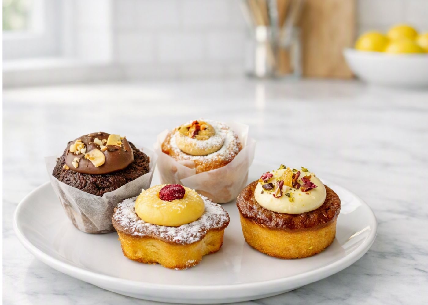 Mixed mini cakes - 4 serves