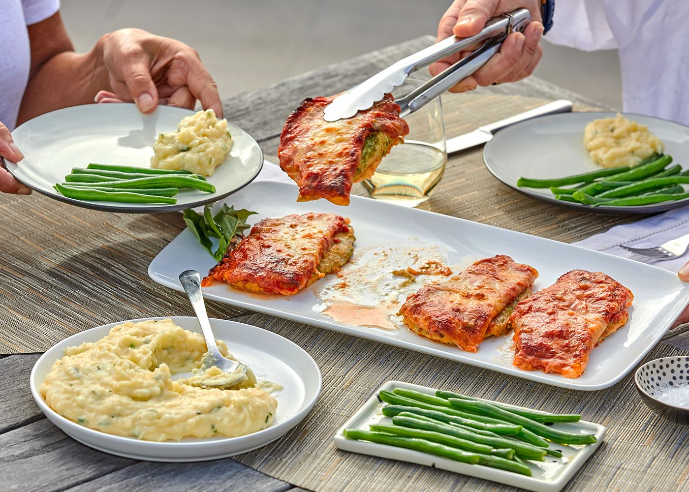 Family Chicken Parmigiana - serves 4