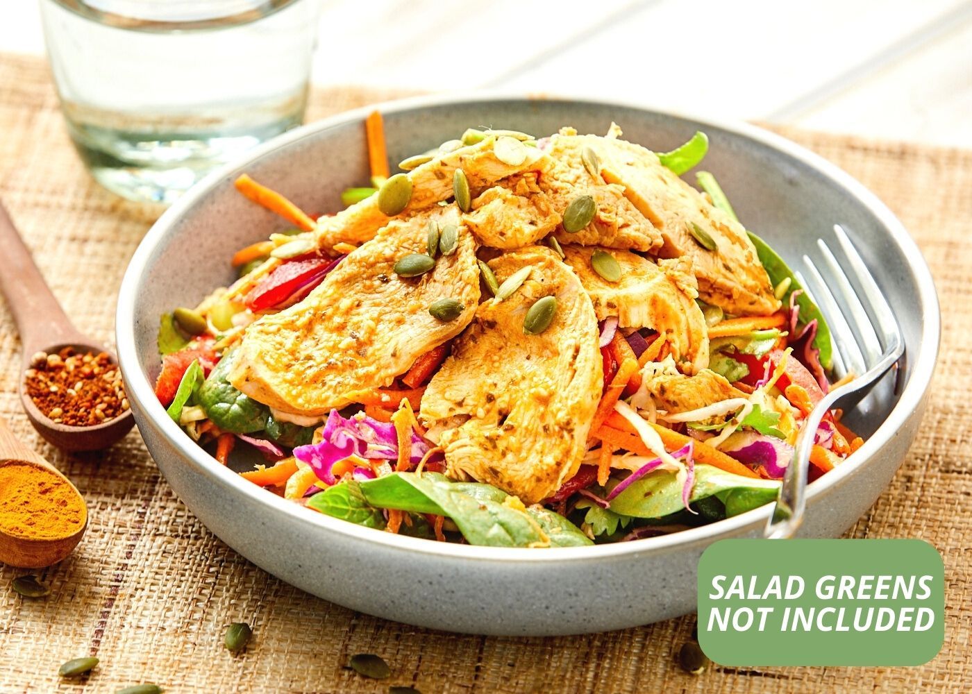 Piri piri chicken w roasted capsicum salad - Add Your Own Salad Greens