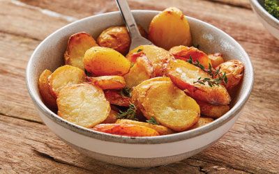 Roast kipfler potatoes - serves 2