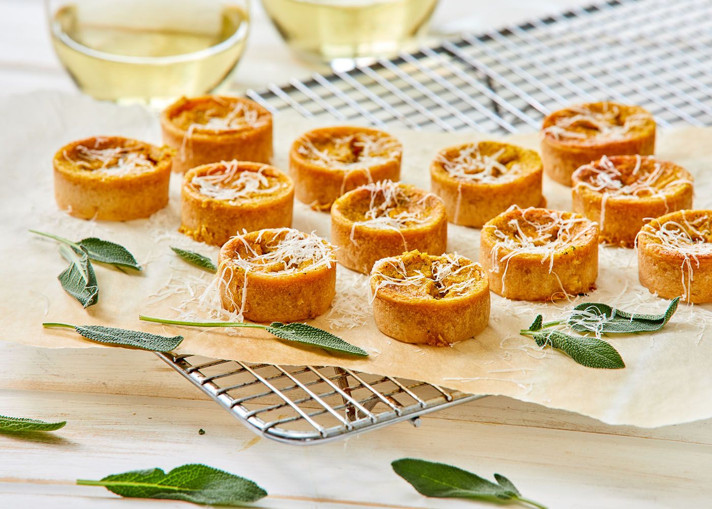 Pumpkin + Pecorino Tarts - 12 pack