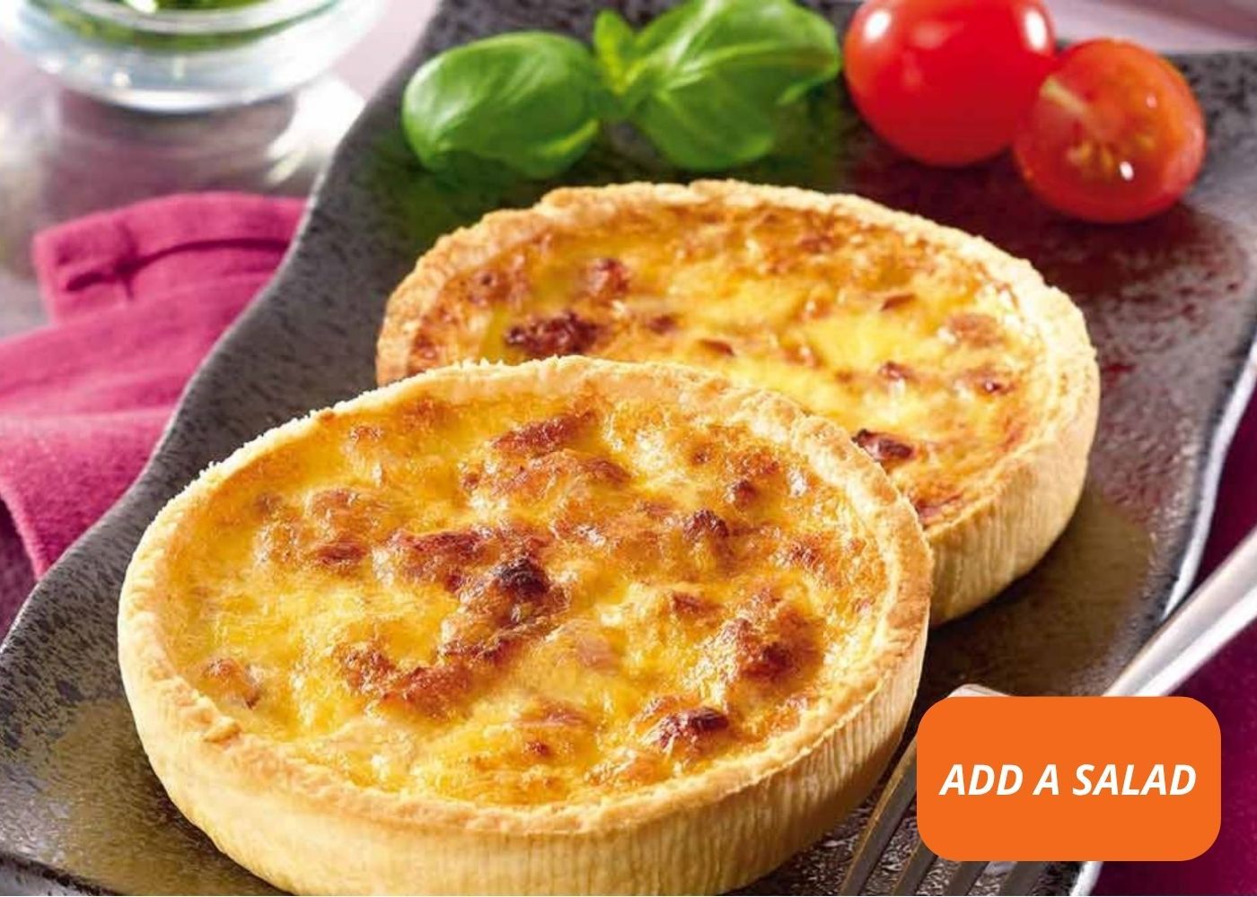 Quiche Lorraine (2 pk) - 1 serve