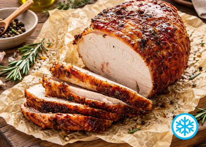 1.25kg FROZEN Cooked Turkey Breast -  6 serves