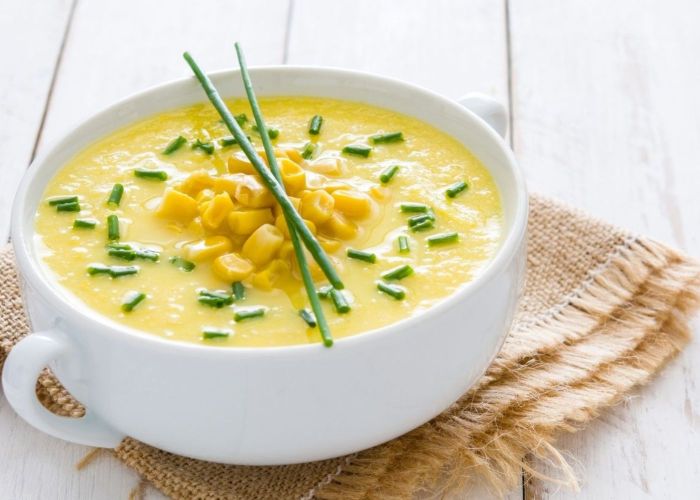 Creamy corn chowder
