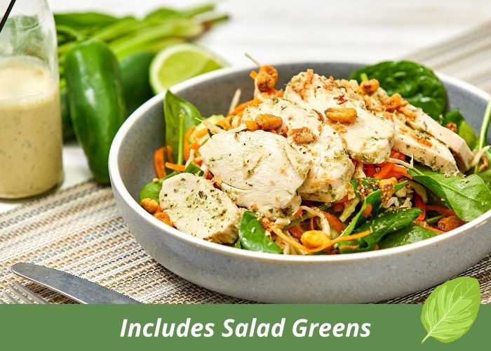 Jalapeno + herb chicken salad