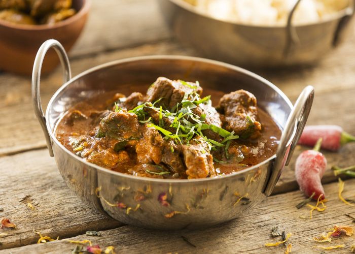 Kashmiri lamb curry + basmati rice