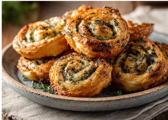 Pesto + cheese pinwheels - 8 serves