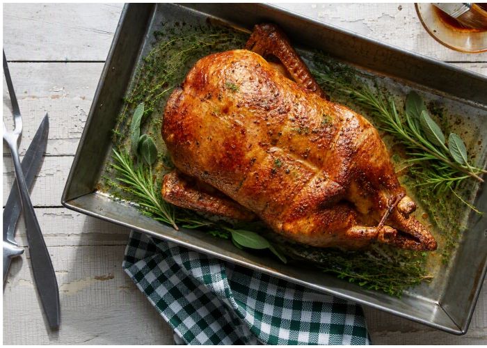 Roast duck w herb glaze - Raw - 6 serves