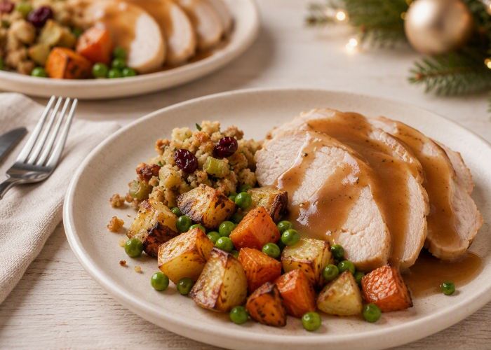 Christmas turkey + trimmings dinner - 2 serves