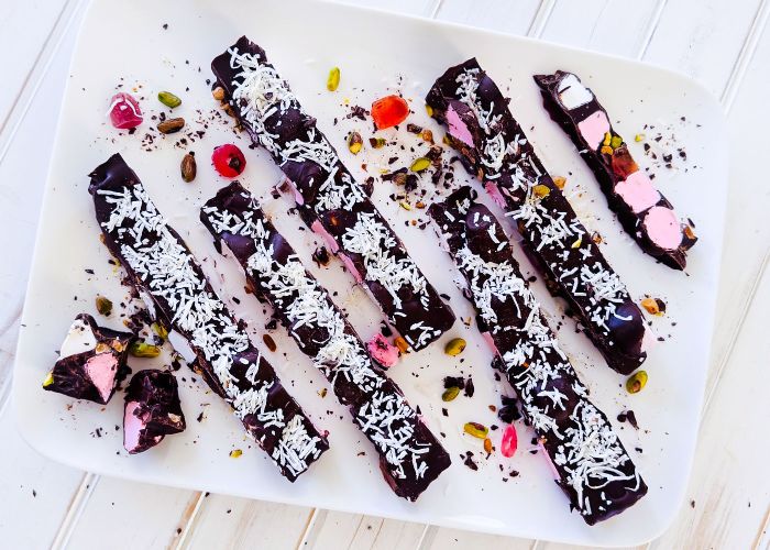 900g Rocky Road slab