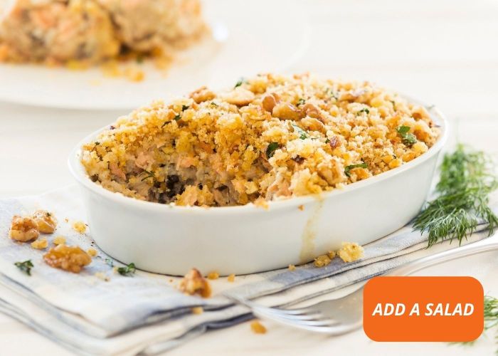 Salmon mornay - 1 serve