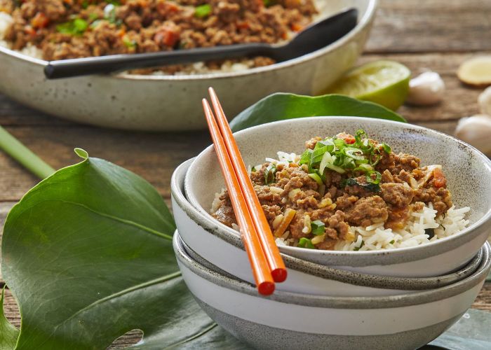 San choy bau w  fried rice