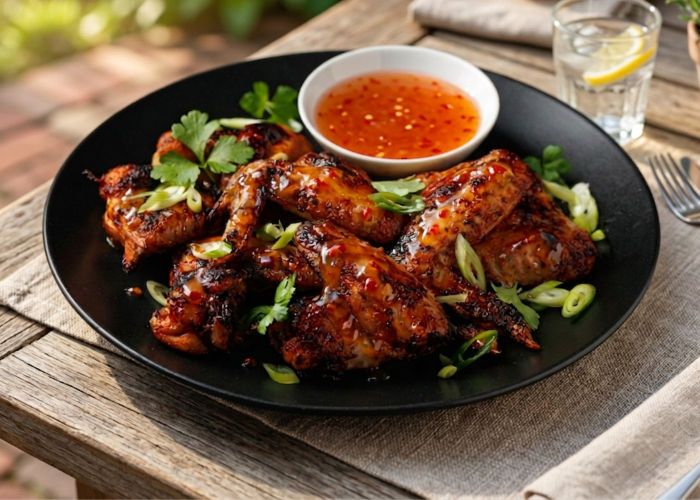 Sweet chilli + lime chicken wings