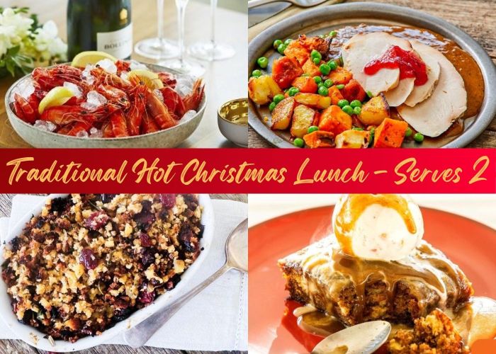 Christmas Classic 3 Course Hot Hamper - 4 serves