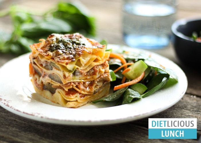 Family vegetable lasagne