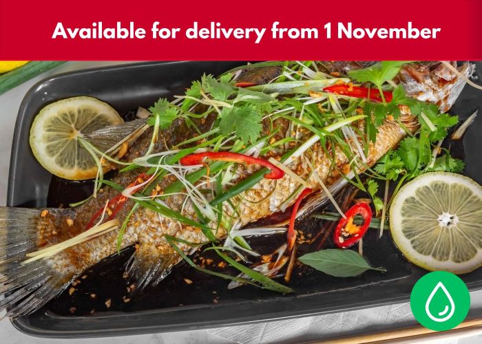Whole Barramundi Asian Style - RAW - 4 serves