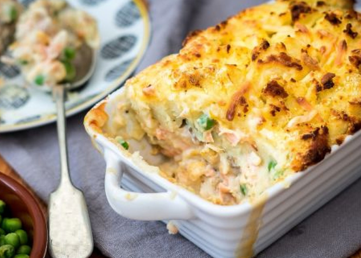 Fish pie w potato mash - 1 serve