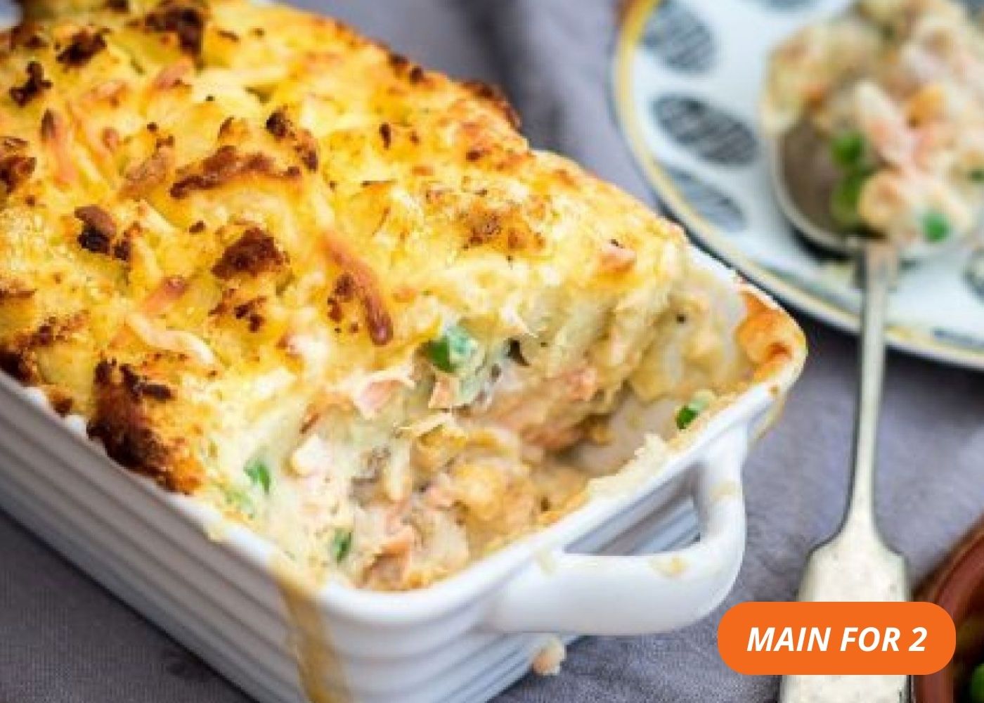 Fish pie w potato mash - 1 serve