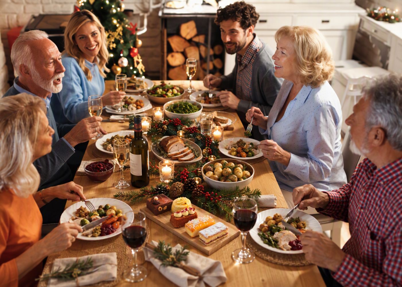 Hot Christmas Lunch Hamper - Serves 6