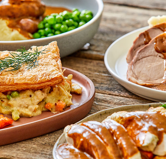 4 classic roast meals